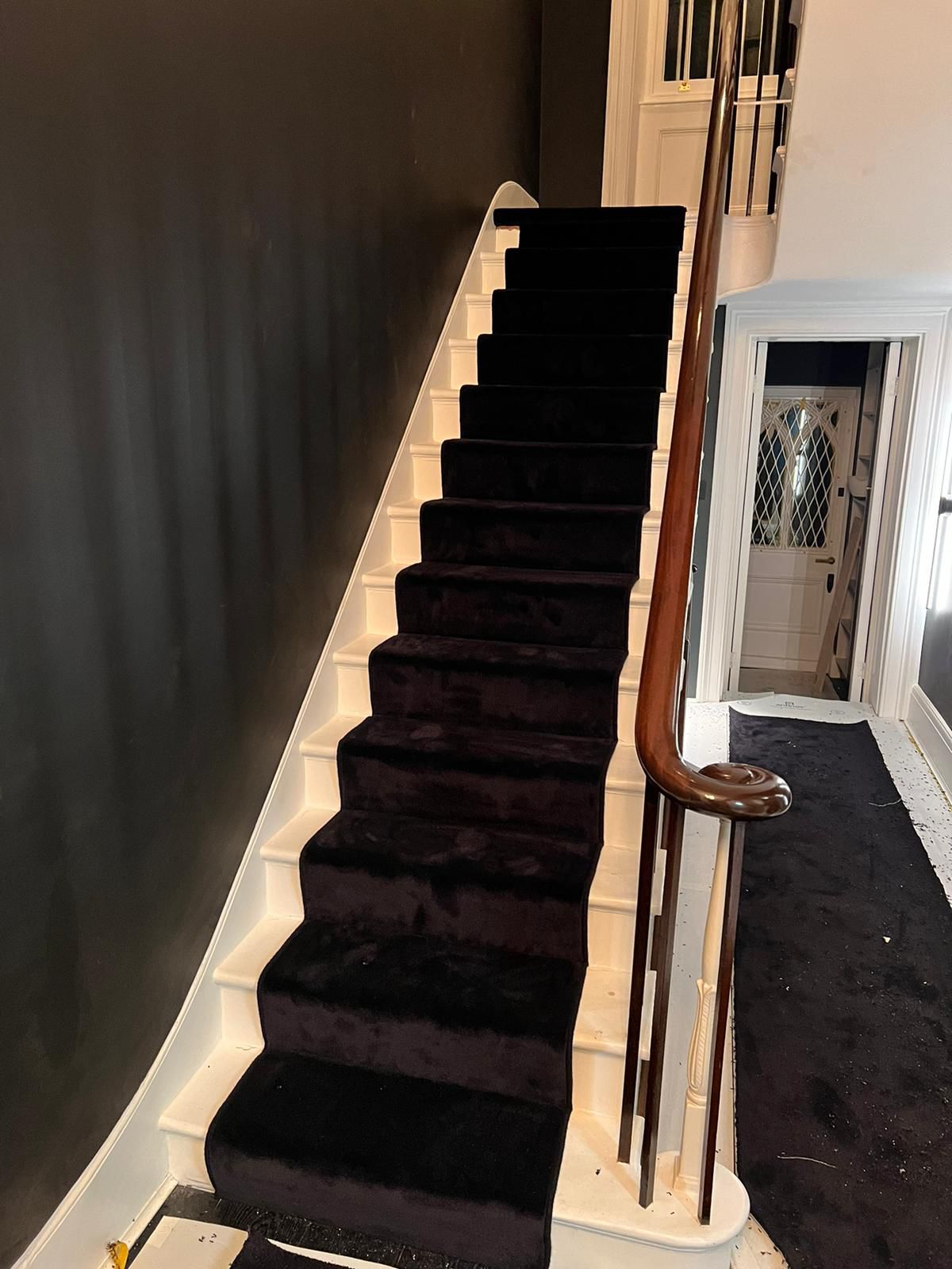 Westex Flooring Silken Velvet Liquorice carpet installation in Acton-0