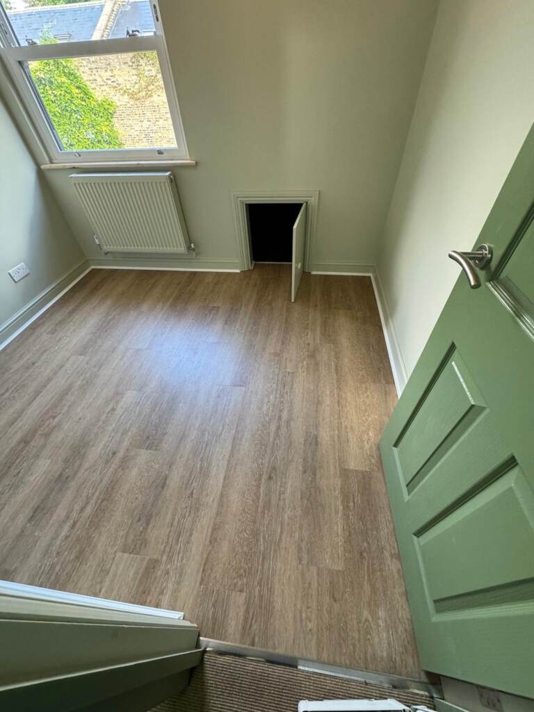 Amtico Click Smart Treated Oak Installation in Camden, Luxury Vinyl Tile (LVT) Flooring, Wood Flooring, Home