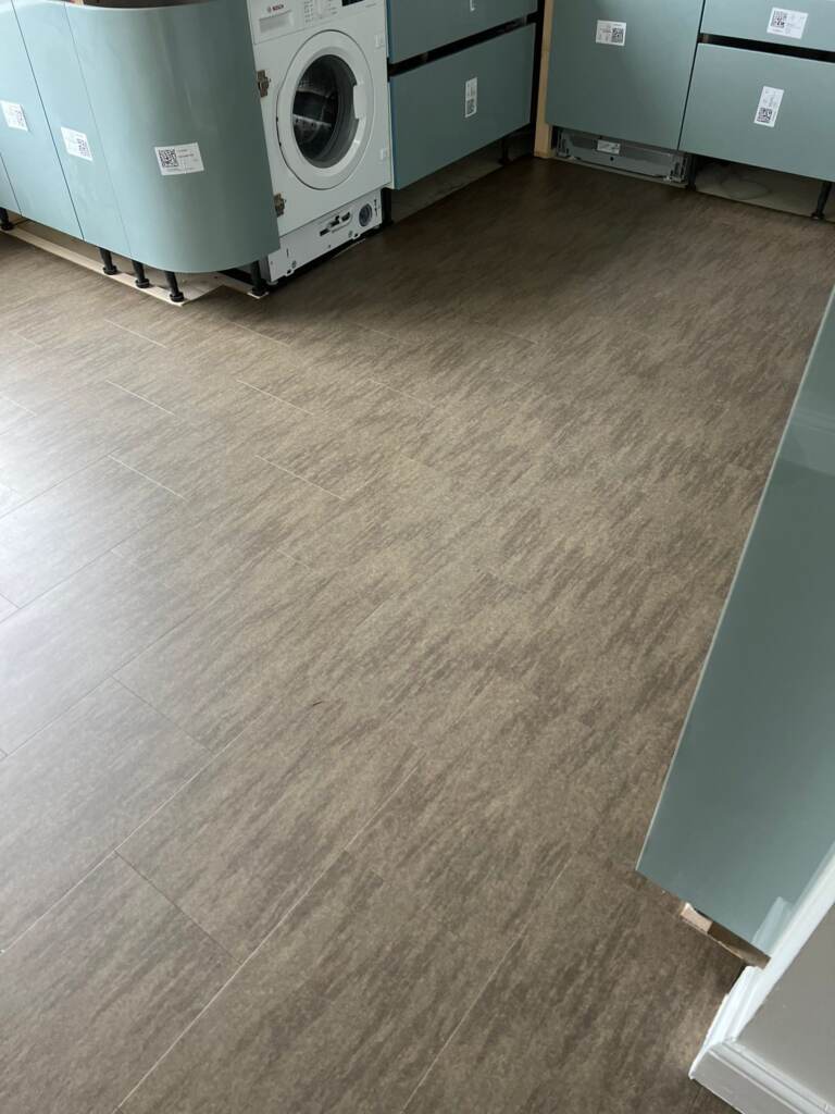 Amtico Signature Cadence Dune Installation in Kilburn, Luxury Vinyl Tile (LVT) Flooring, Home