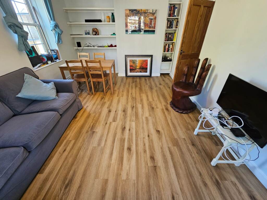 Amtico Signature York Oak Installation in Acton, Luxury Vinyl Tile (LVT) Flooring, Wood Flooring, Home