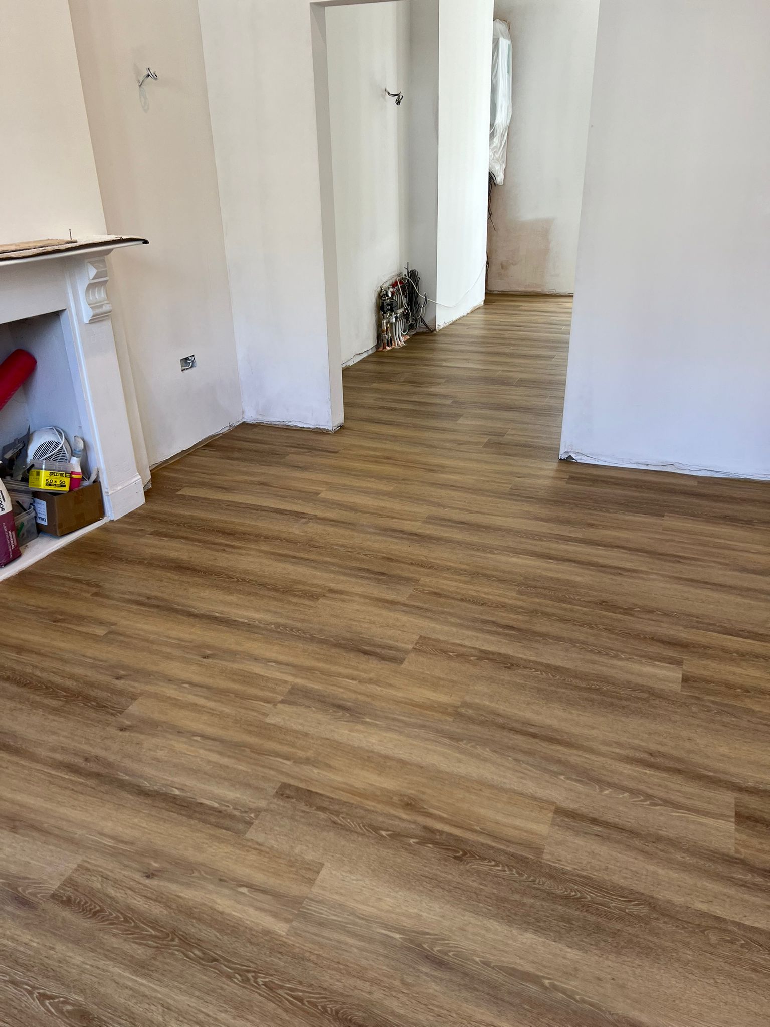 Amtico Spacia Mulled Oak installation in Paddington-1