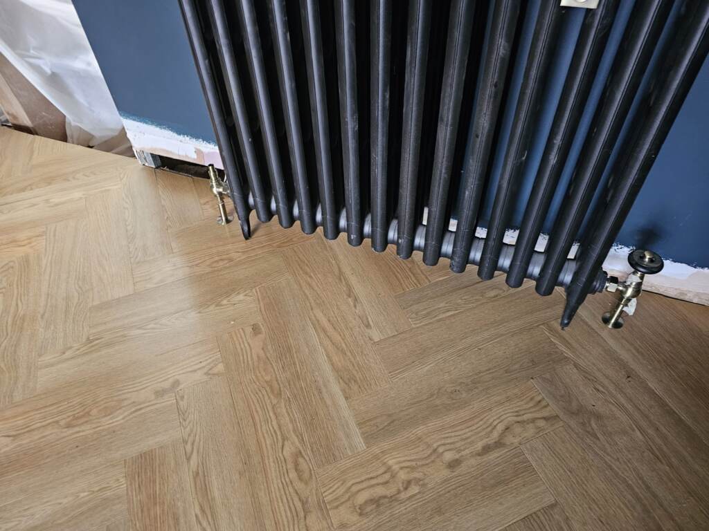 Amtico Spacia Pale Ash Installation in Mayfair, Luxury Vinyl Tile (LVT) Flooring, Home