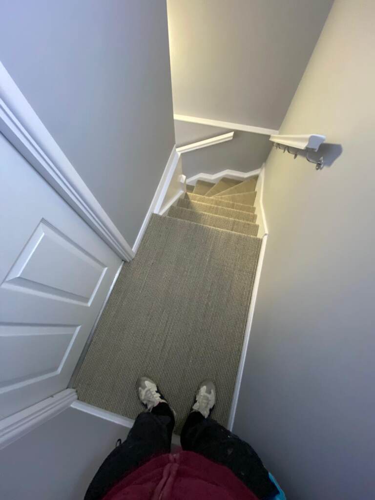 Cormar Carpets Linwood Fyfield Frost Installation in Pimlico, Carpet, Wood Flooring, Home