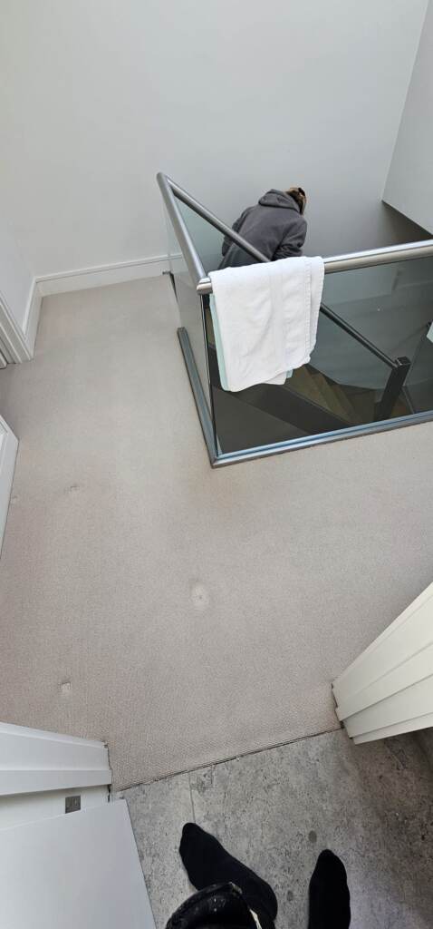 Cormar Carpets Pimlico Praline Installation in Barnes, Carpet, Home