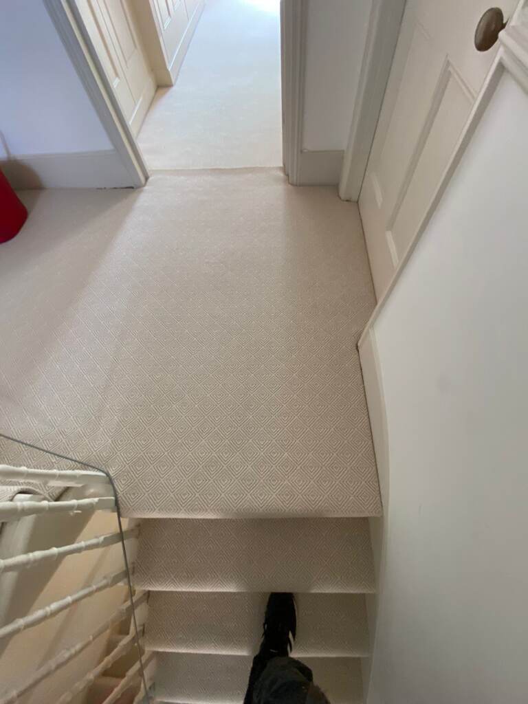 Fibre Carpets Wool Paragon Chloe Installation in Canary Wharf, Carpet, Home