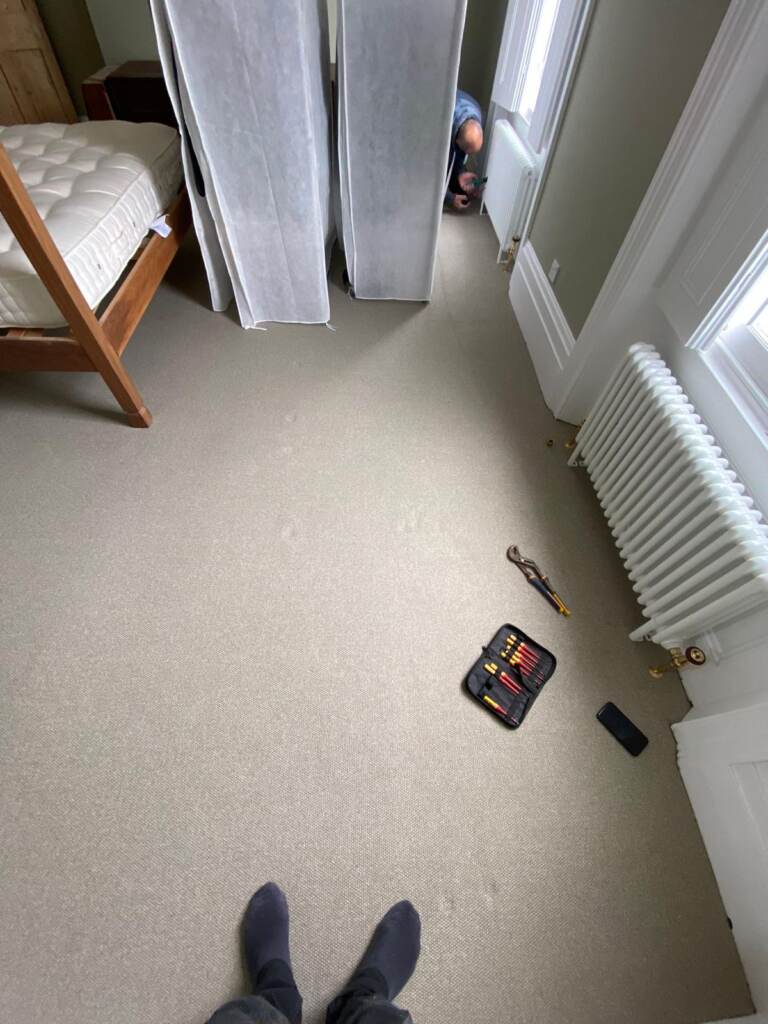 Rols Carpets Nature Premium Lite Wheat Installation In Putney - Carpet - Putney - Residential