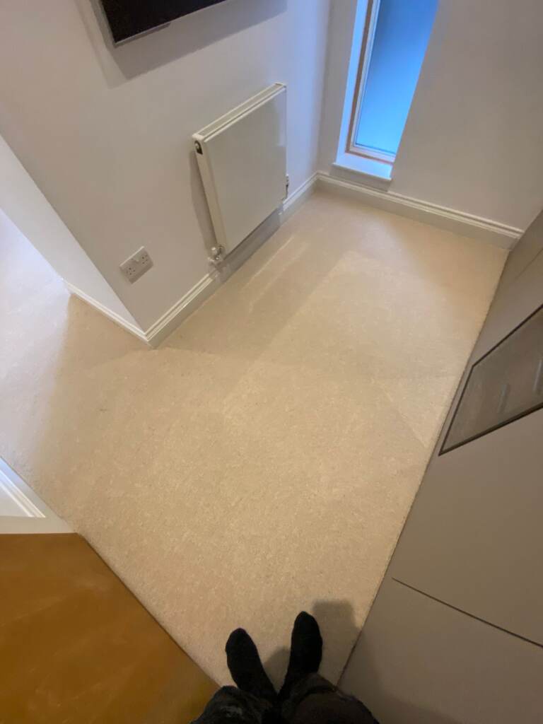 Telenzo Carpets Burford Bridge Ivory Installation in St John'S Wood, Carpet, Home