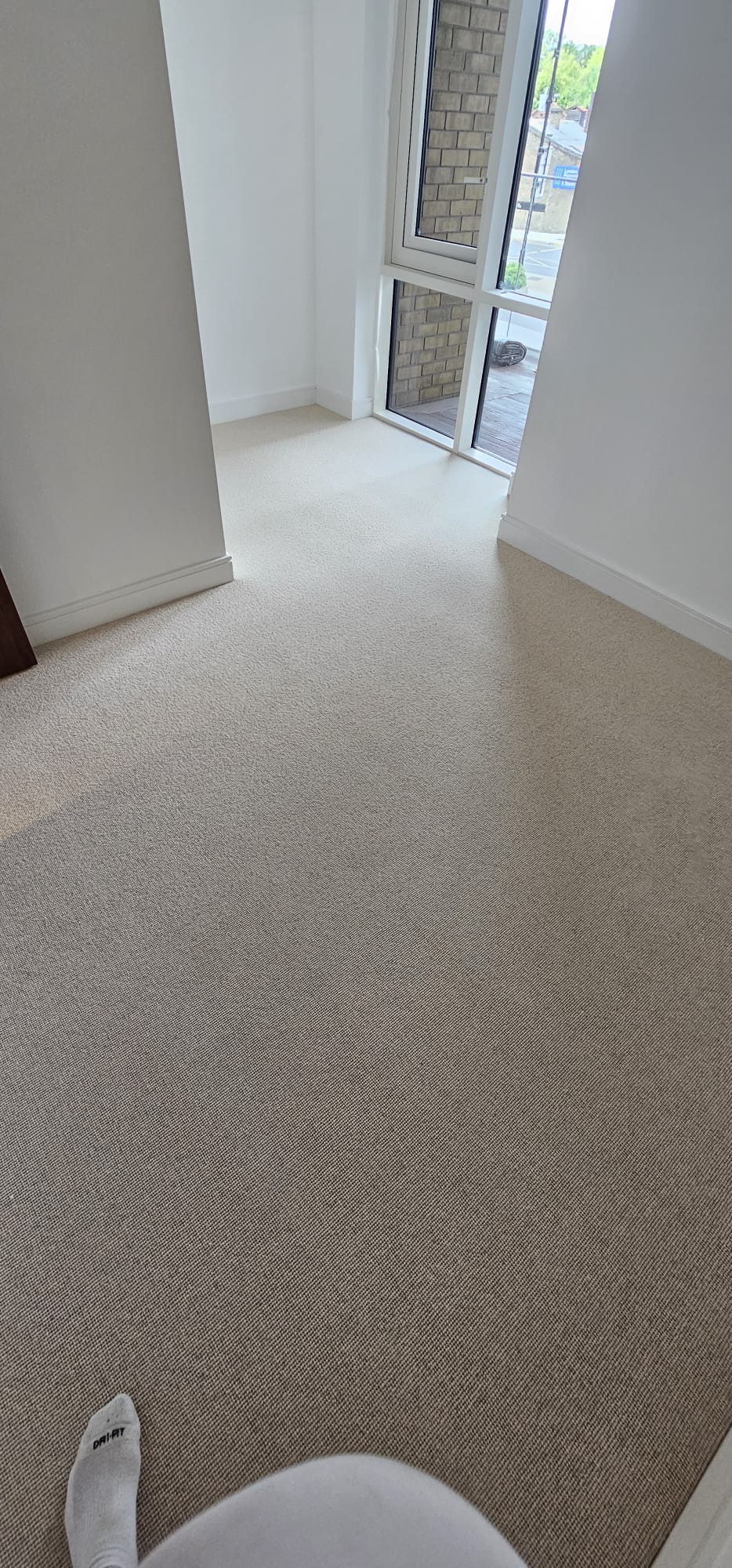Fibre Carpets Wool Paragon Tiffany installation in Islington-2