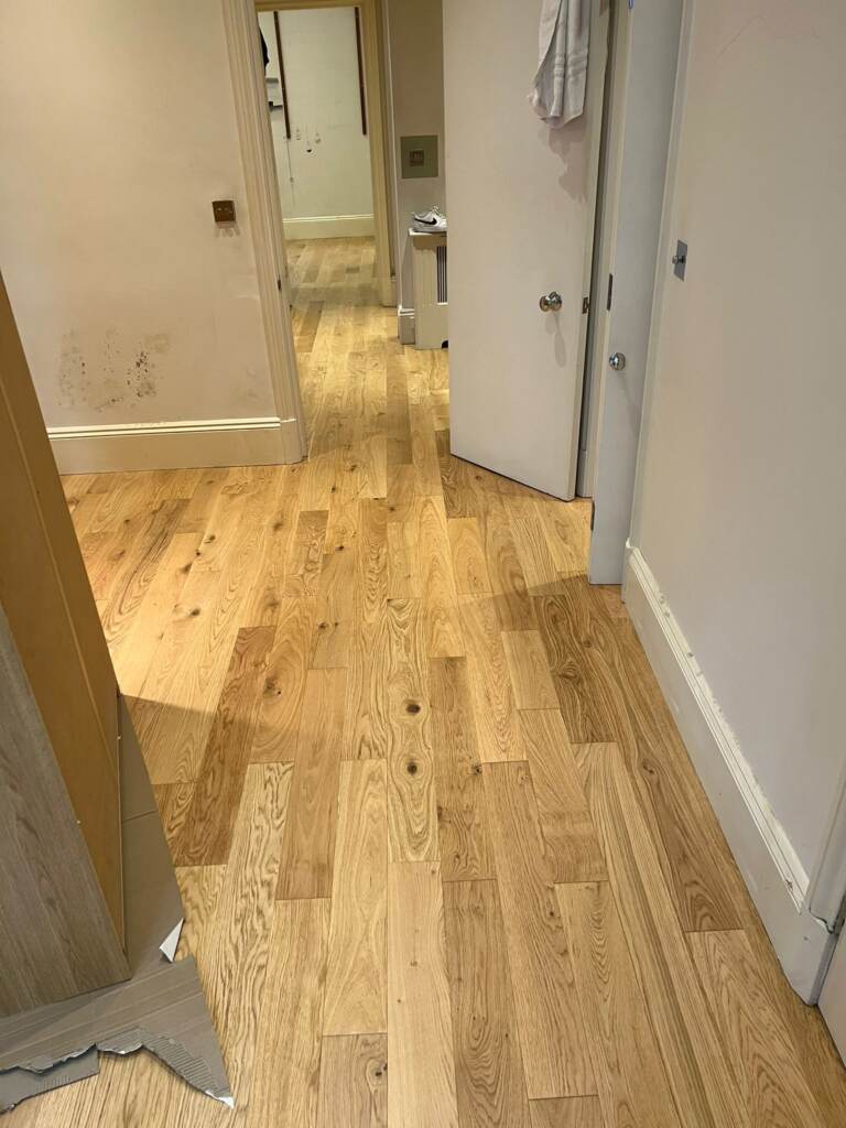 Furlong Flooring Flooring Next Step 125 Oak Rustic Wood Flooring Installation in Canary Wharf, Home