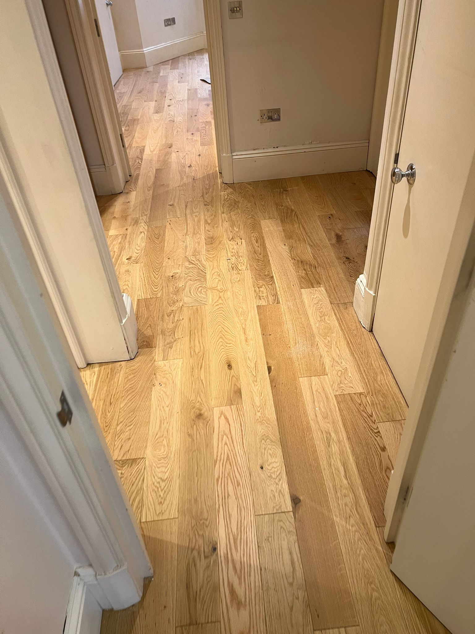 Furlong Flooring Next Step 125 Oak Rustic wood flooring installation in Canary Wharf-2