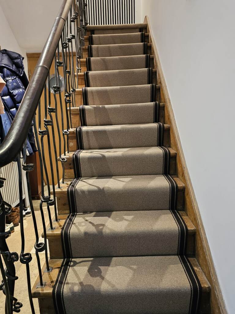 Rols Carpets Maya Gradient Licorice Installation in Marylebone, Carpet, Home