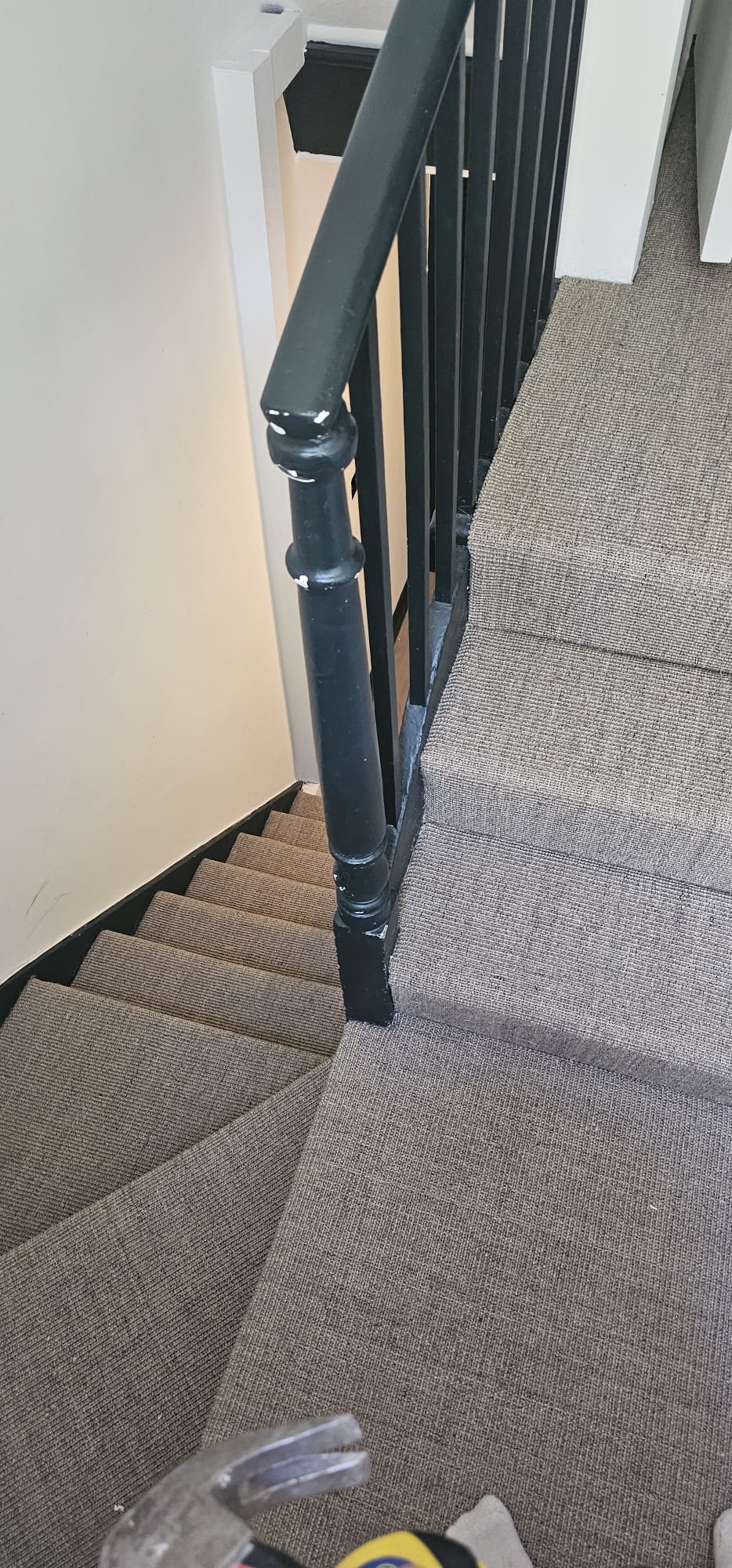 Fibre Carpets Sisal Boucle Spice installation in Fulham-1