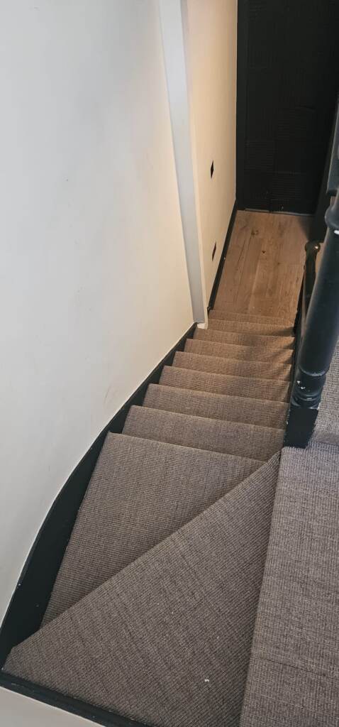 Fibre Carpets Sisal Boucle Spice Installation in Fulham, Carpet, Home