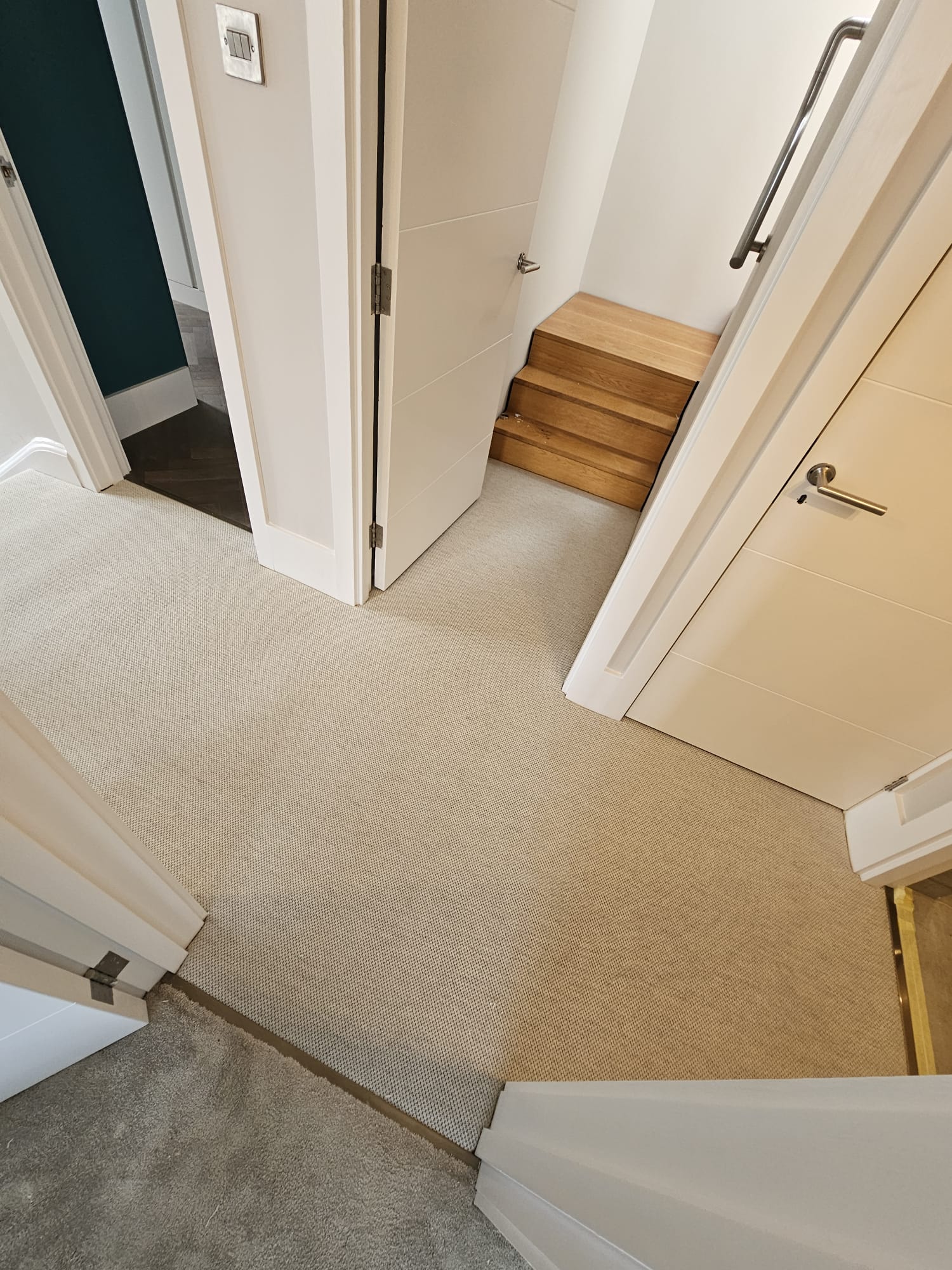 Fibre Carpets Wool Faroe Heron installation in Chiswick-0