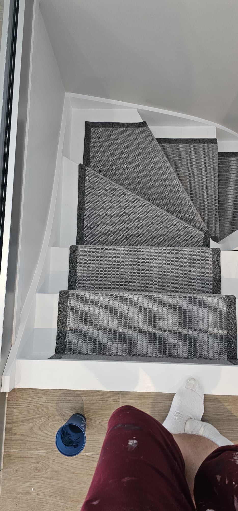 Fibre Carpets Wool Holland Park Ilchester installation in Docklands-2