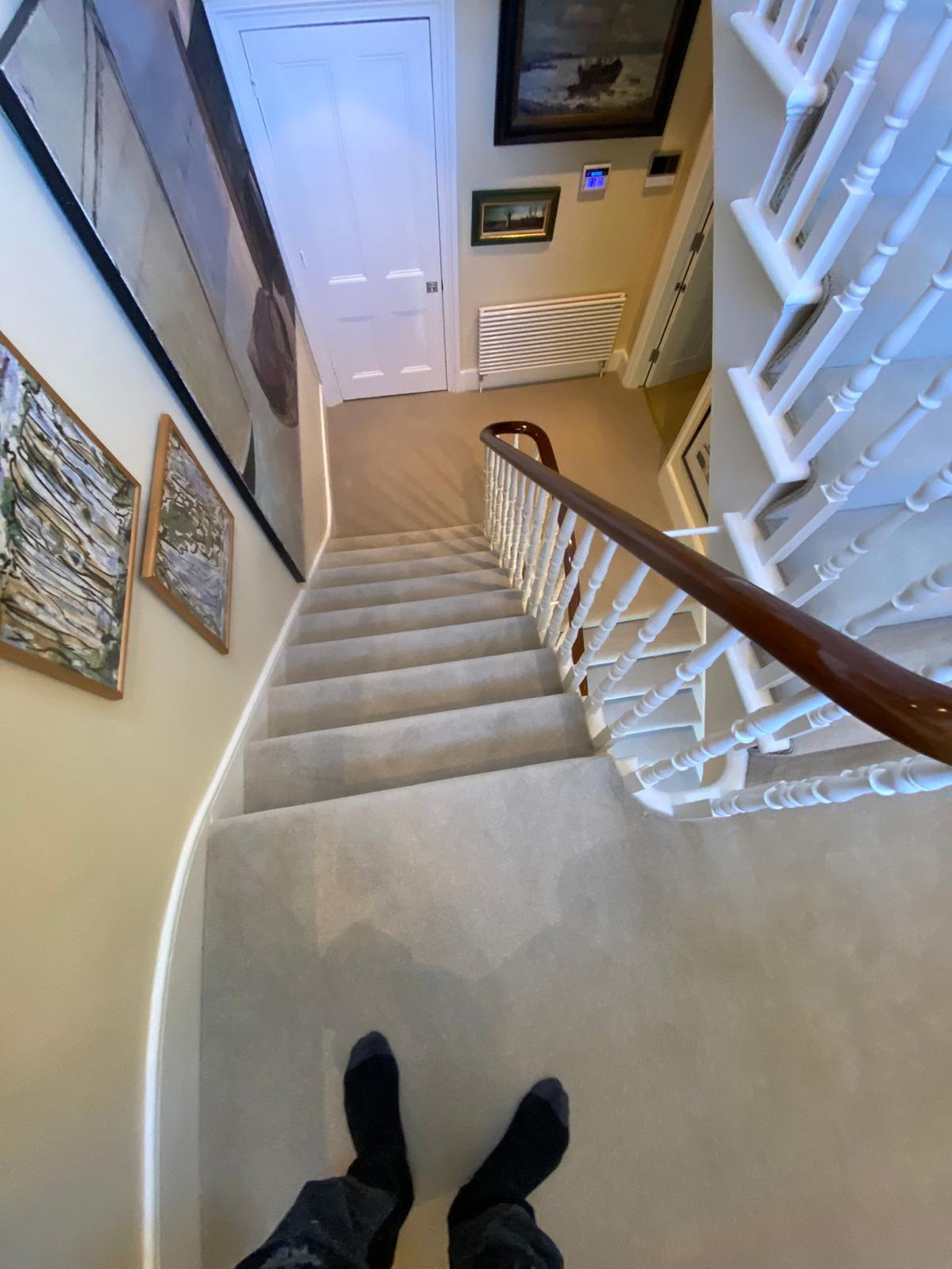 Westex Flooring Ultima Twist Pavestone carpet installation in Islington-1