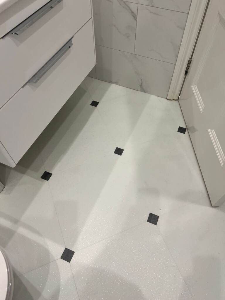 Amtico Signature Keystone Glint Orb & Cumbrian Slate Installation in Camden, Luxury Vinyl Tile (LVT) Flooring, Home