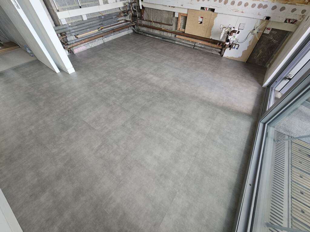 Amtico Signature Woolwich Concrete Installation in Acton Carpet - Amtico Flooring - Carpet - Vinyl Flooring