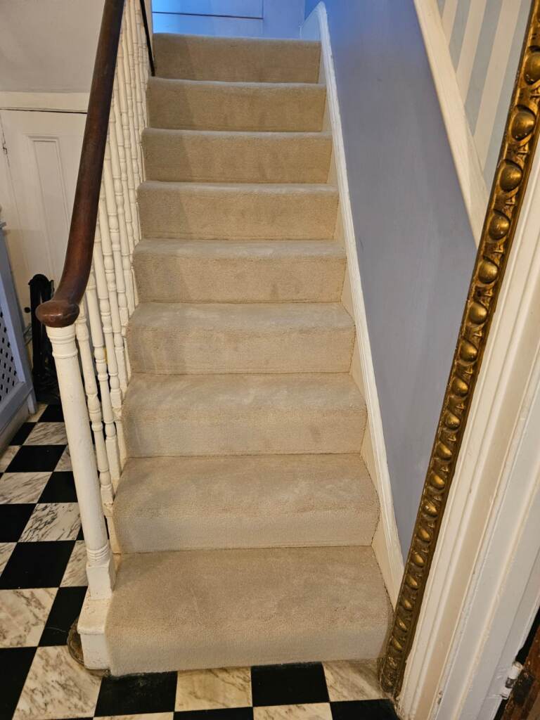 Causeway Carpets Fine Velvet Morning Mist Installation in Chelsea, Carpet, Home