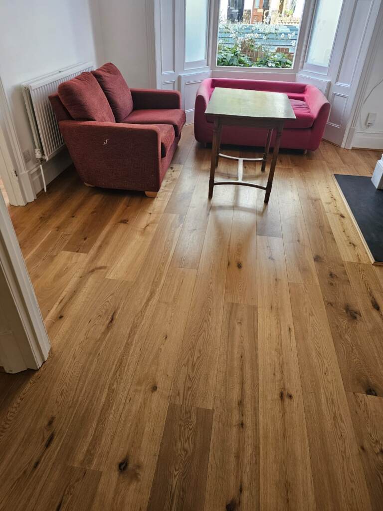 Hermosa Wood Flooring Alma Installation in Borough, Home