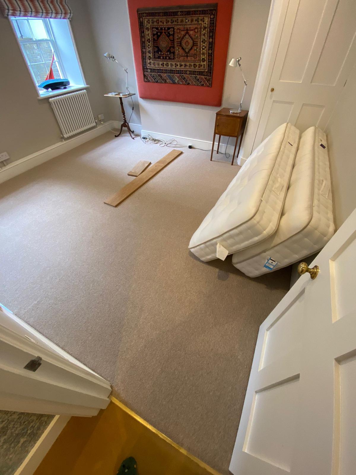 Westex Flooring Croxby Loop Carraway carpet installation in Canary Wharf-1