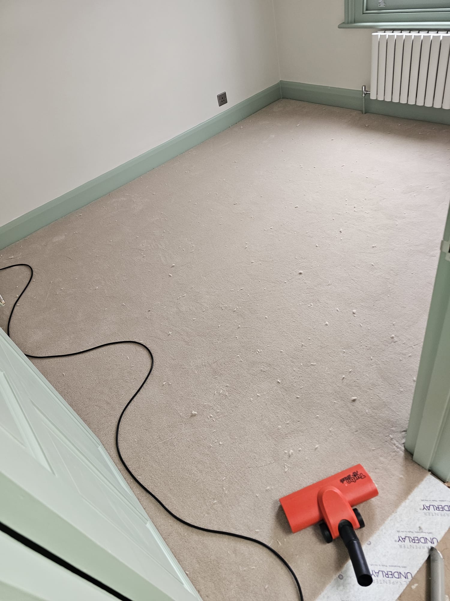 Westex Flooring Westend Velvet Marshmallow carpet installation in Westminster-0