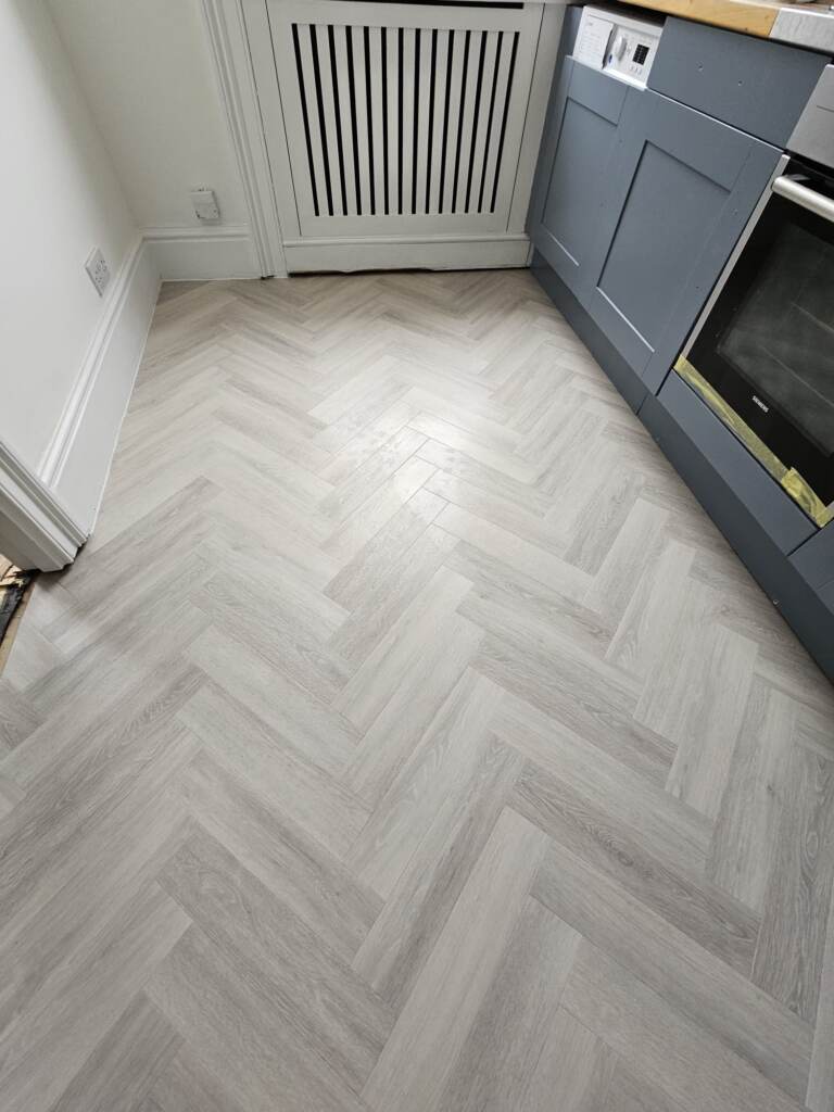 Amtico Spacia Iced Oak Installation in Westminster, Luxury Vinyl Tile (LVT) Flooring, Wood Flooring, Home