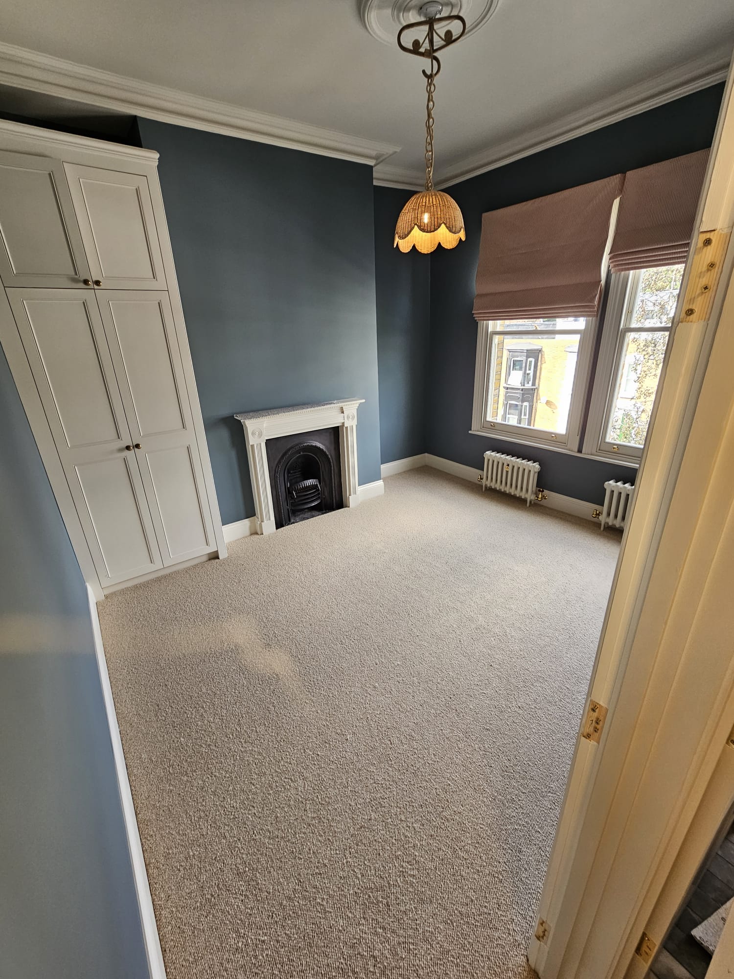 Clarendon Carpets Wool Supreme Hessian installation in Islington-1