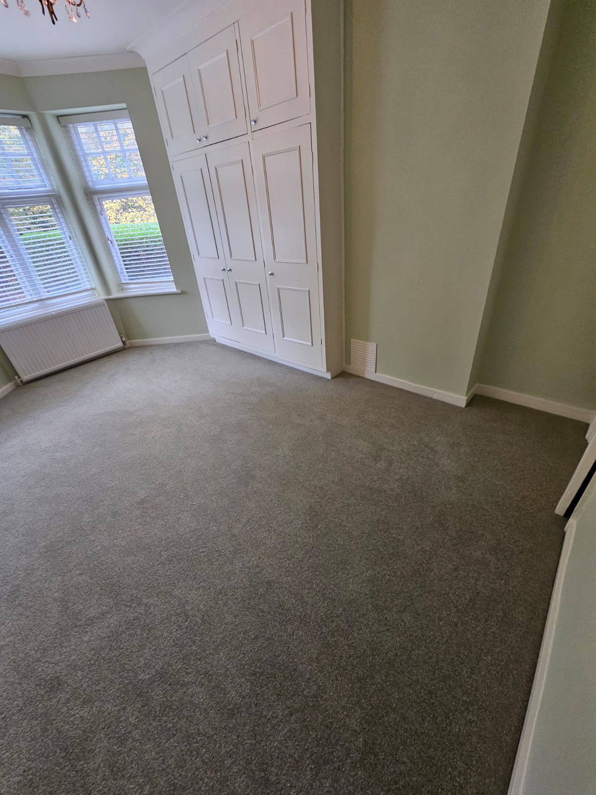 Cormar Carpets Woodlands Heather Twist Deluxe Meadow Light Installation in Notting Hill - Wood Flooring - Residential