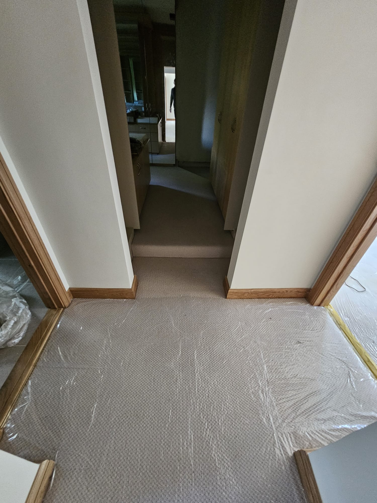 Westex Flooring Natural Loop Collection Boucle Thatch Carpet Installation in Barnes - Carpet - Commercial