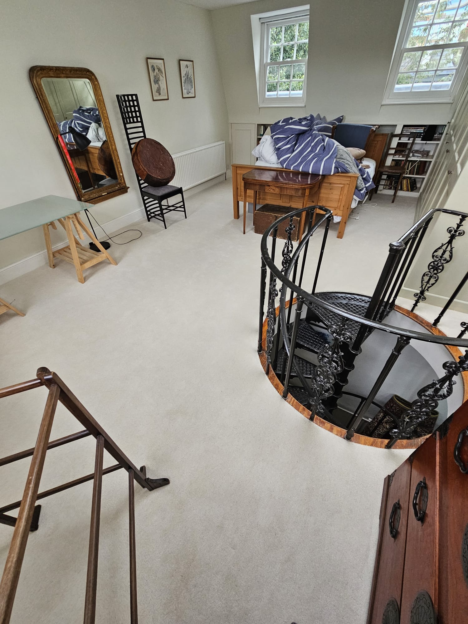 Westex Flooring Ultima Twist Major Chalk carpet installation in Barnes-1