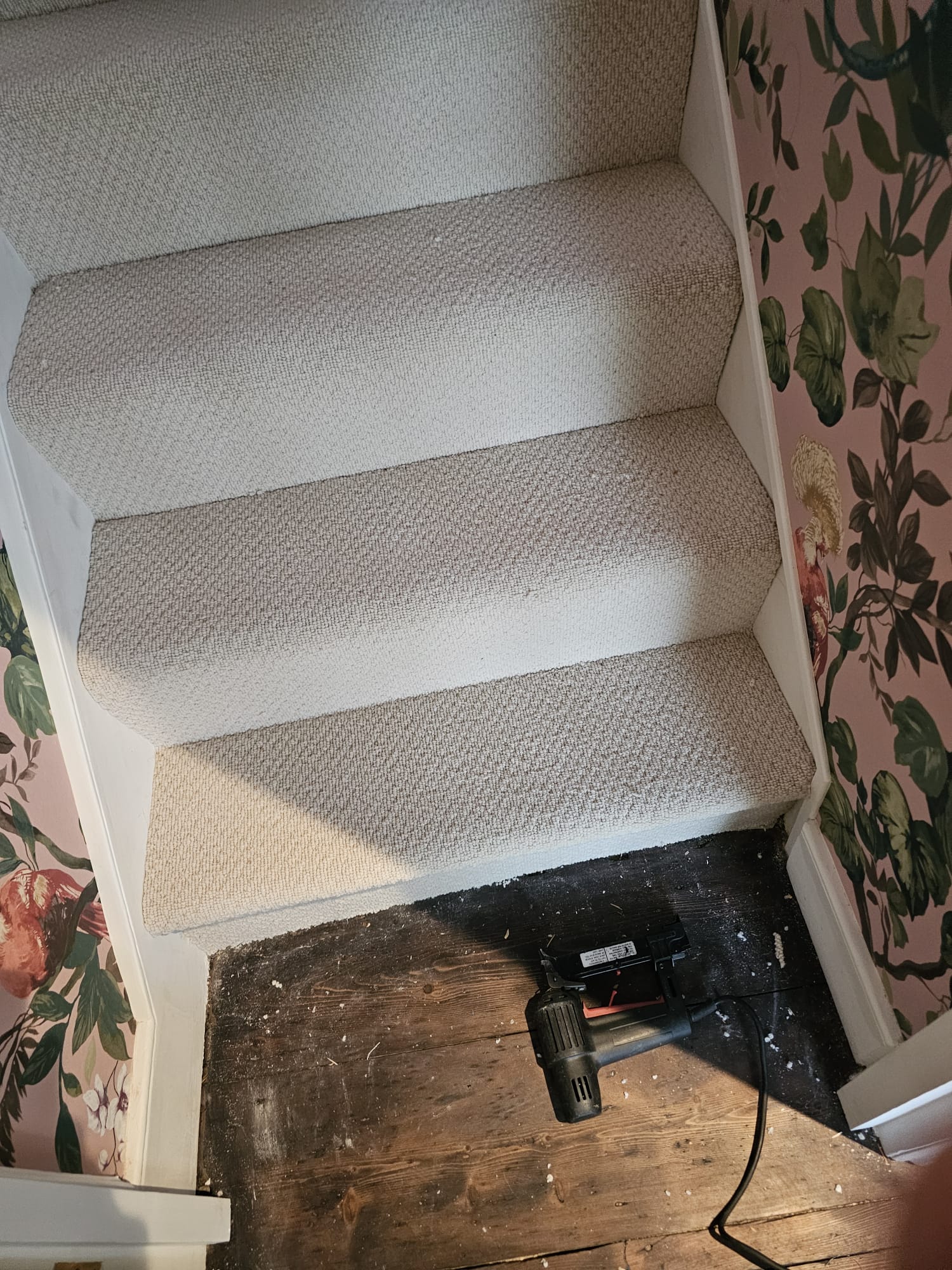 Westex Flooring Ultima Twist Major Limestone carpet installation in Chelsea-0