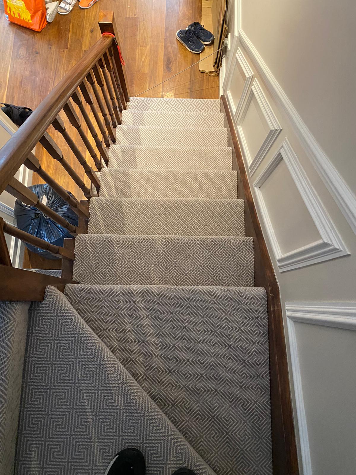 Rols Carpets Gala Key Pumice installation