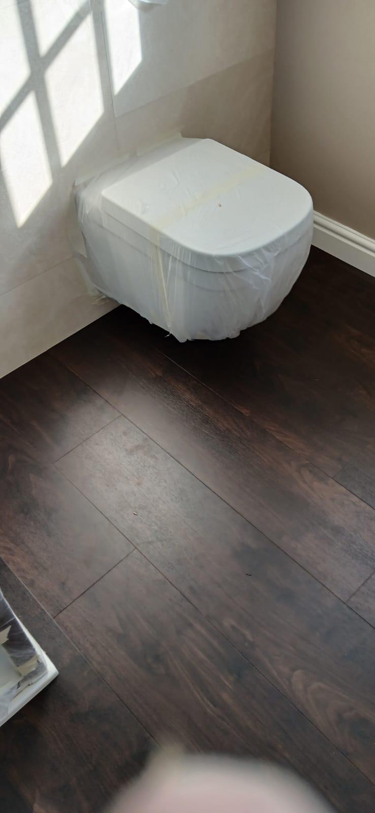 Amtico Signature Dusky Walnut installation