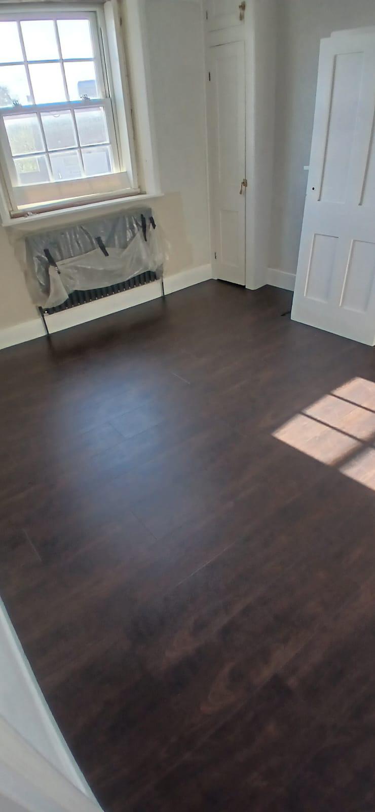 Amtico Signature Dusky Walnut installation