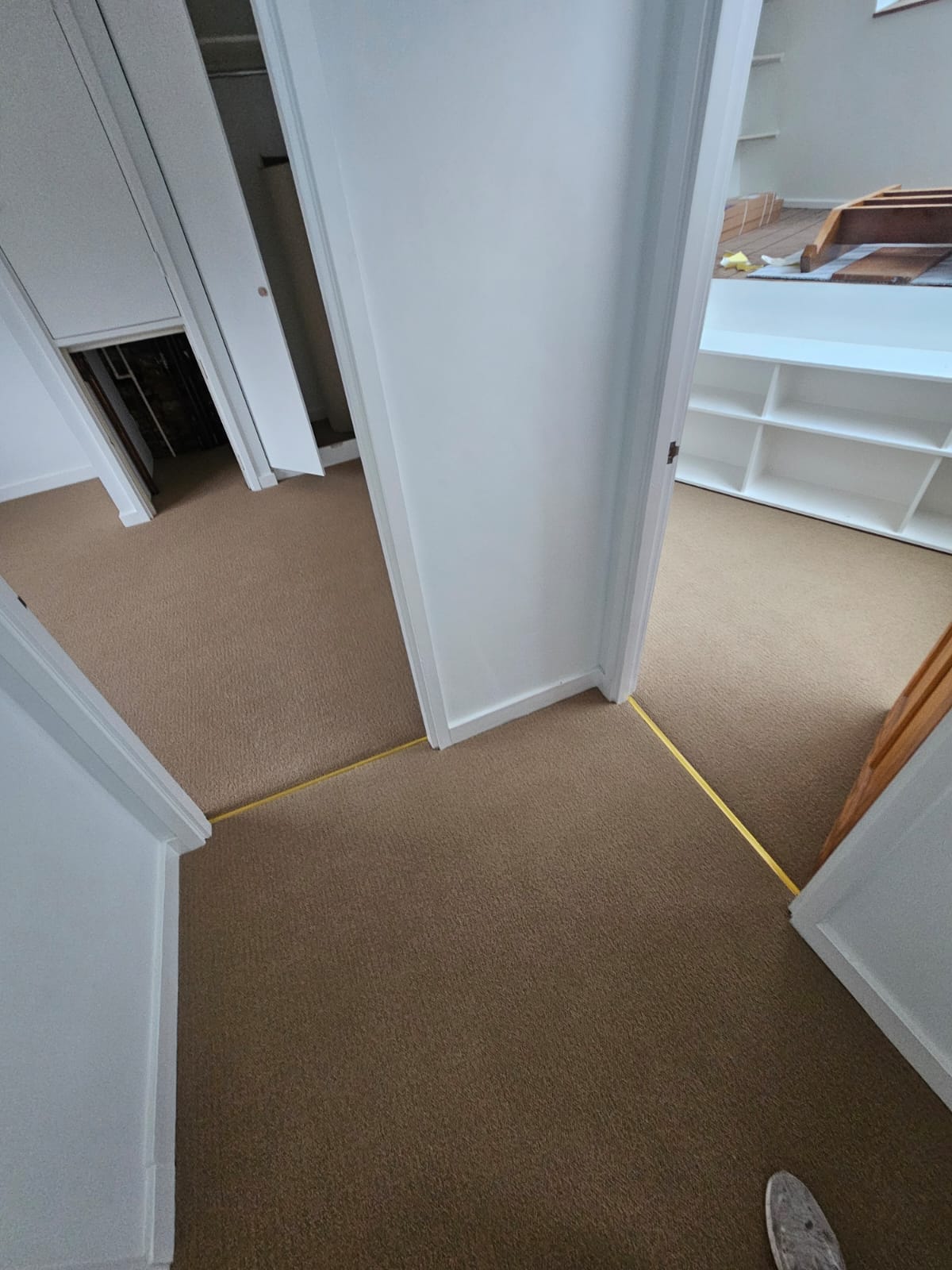 Westex Flooring Natural Loop Collection Briar Corn carpet installation