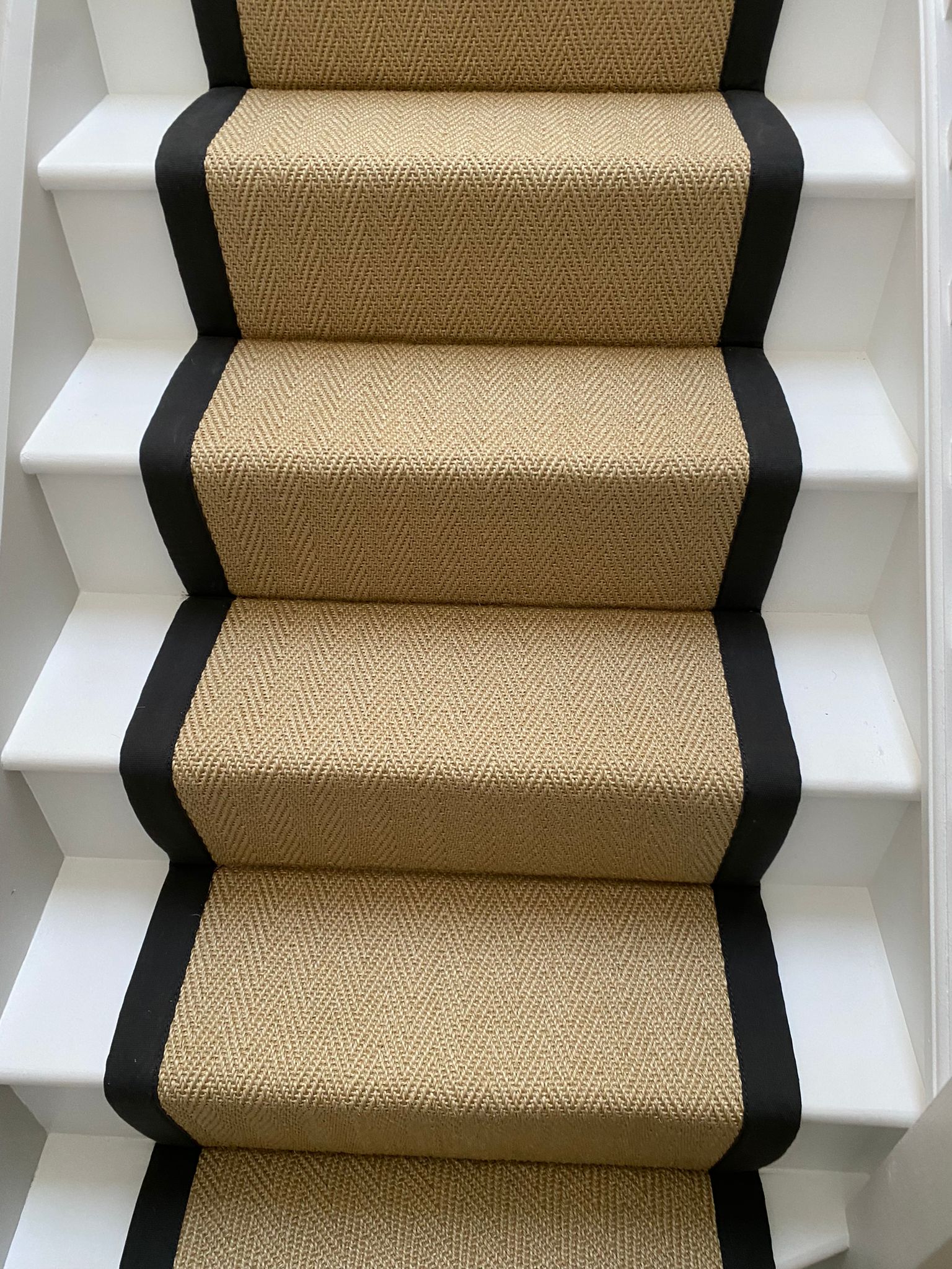Crucial Trading Sisal Harmony Herringbone Sweet Barley HH254 carpet installation