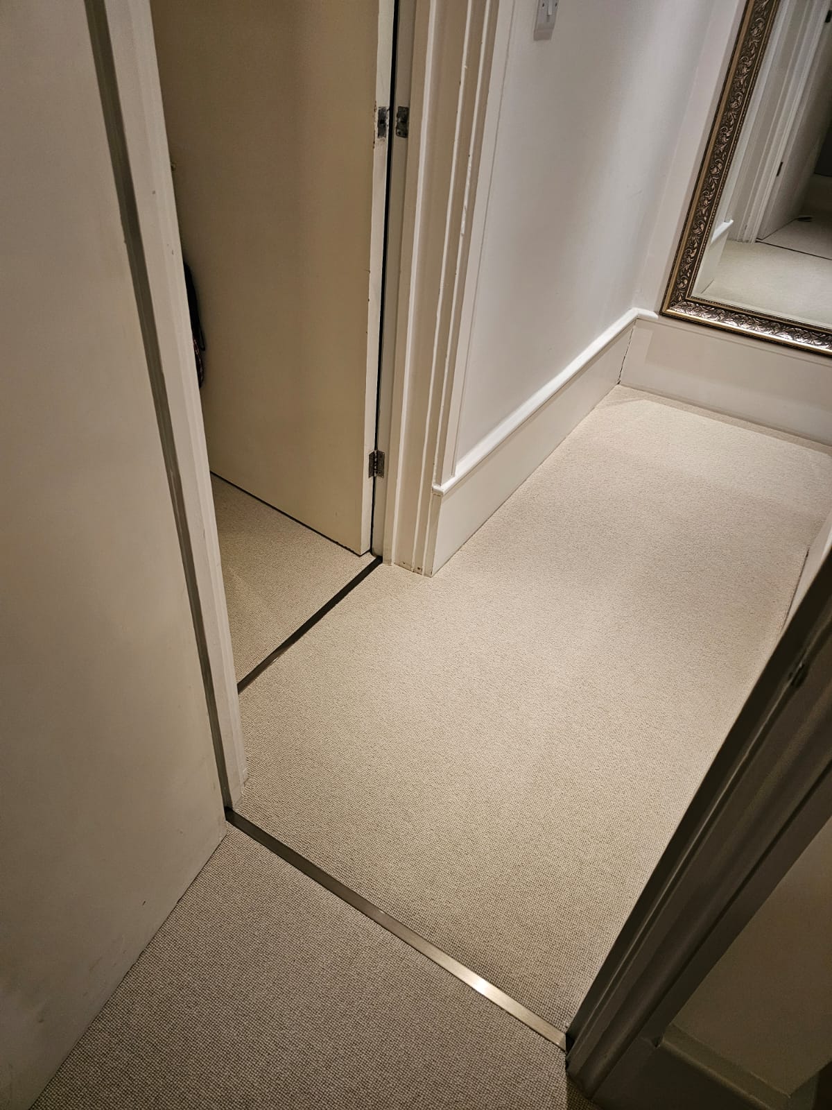 Westex Flooring Silken Velvet Chic Ecru carpet installation