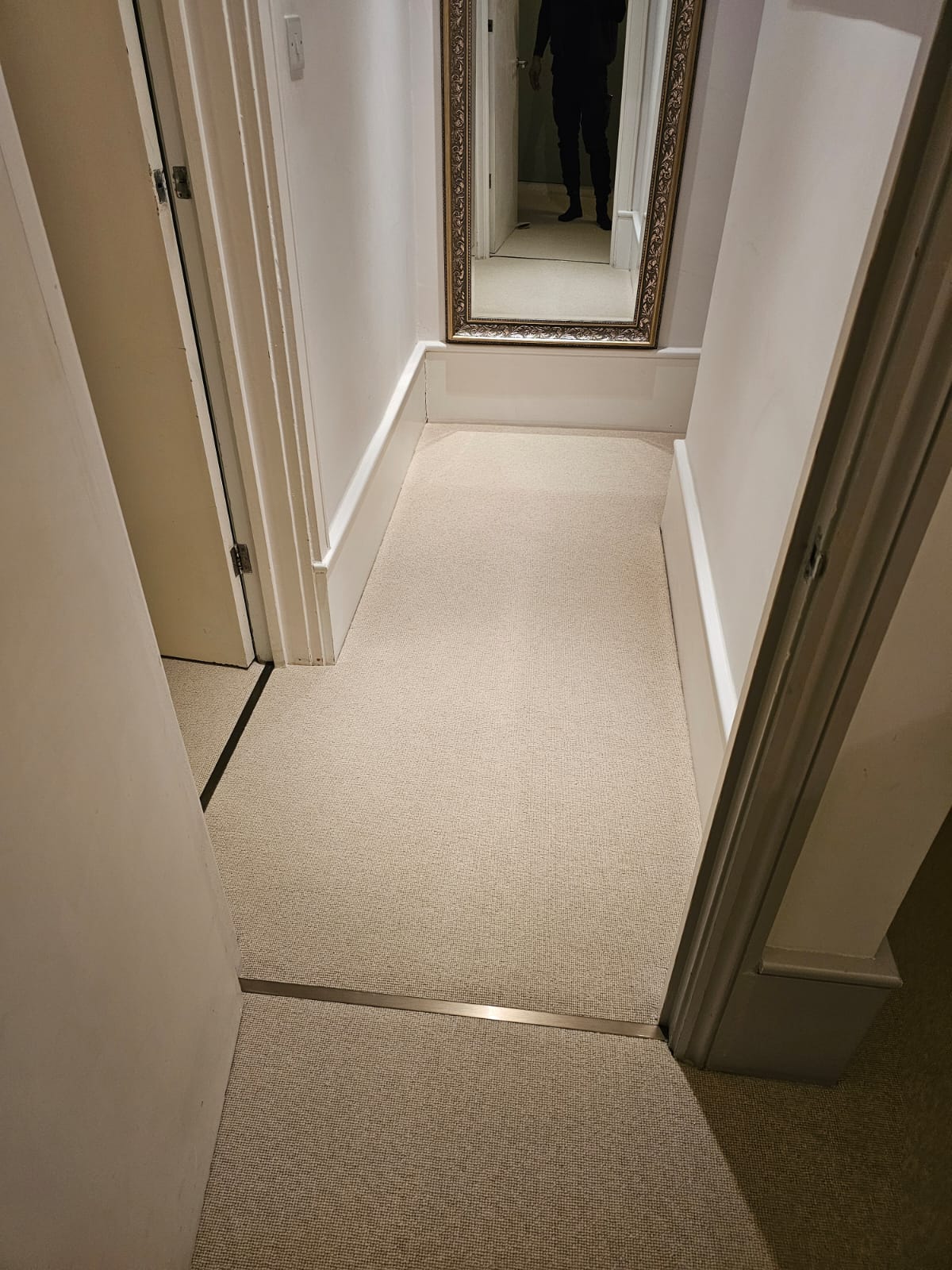 Westex Flooring Silken Velvet Chic Ecru carpet installation