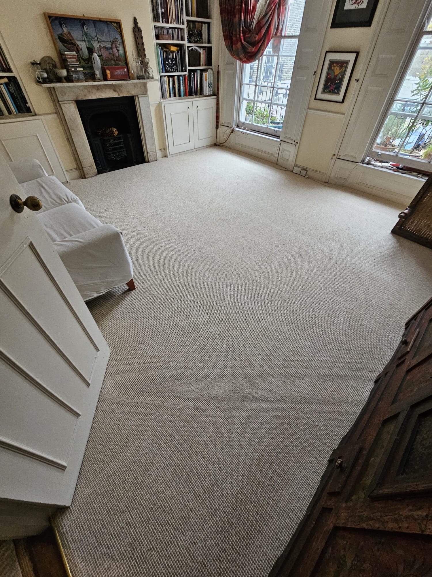 Westex Flooring Laverton Wool Loop Bone carpet installation