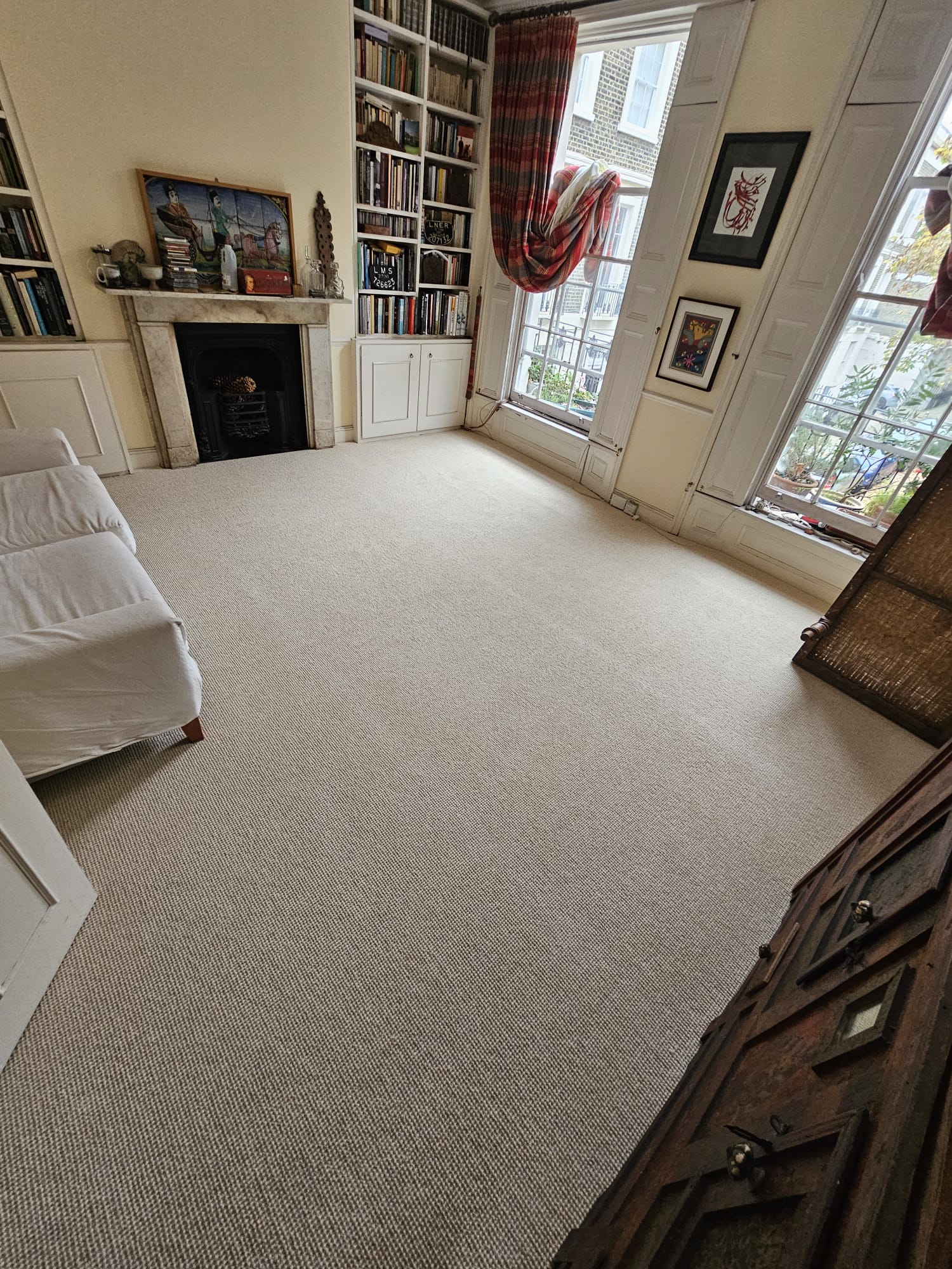 Westex Flooring Laverton Wool Loop Bone carpet installation