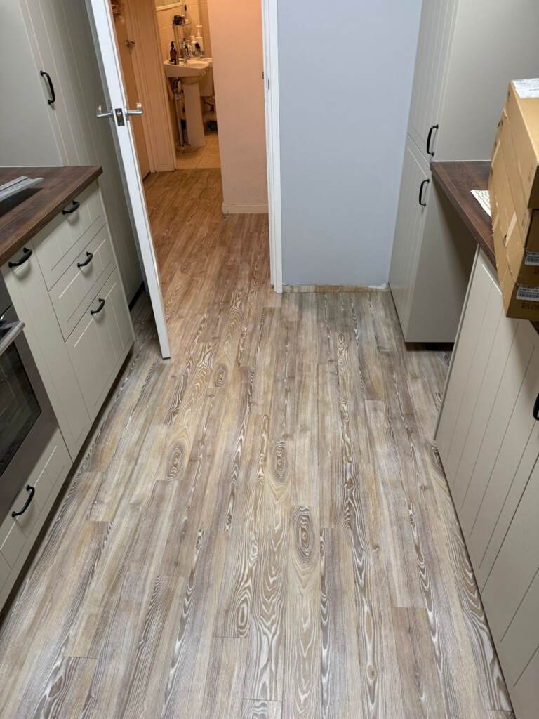 Amtico Spacia Worn Ash Installation in Battersea Wood Flooring - Amtico Flooring - Carpet - Wood Flooring