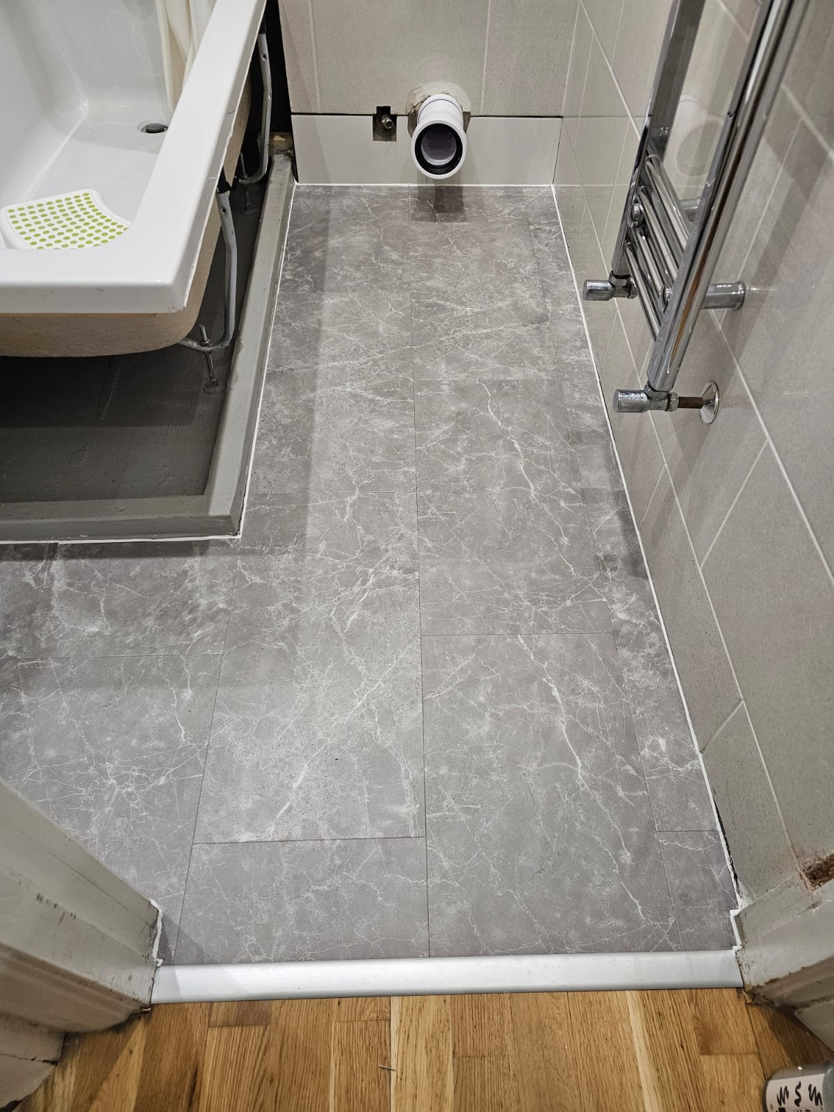 Amtico Signature Grigio Classic Marble installation in Barnes-1