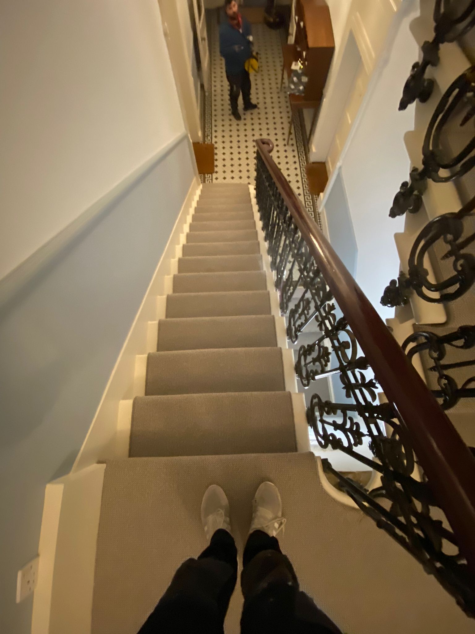 Best Wool Carpets Kensington Sepia 184 installation in Notting Hill-8