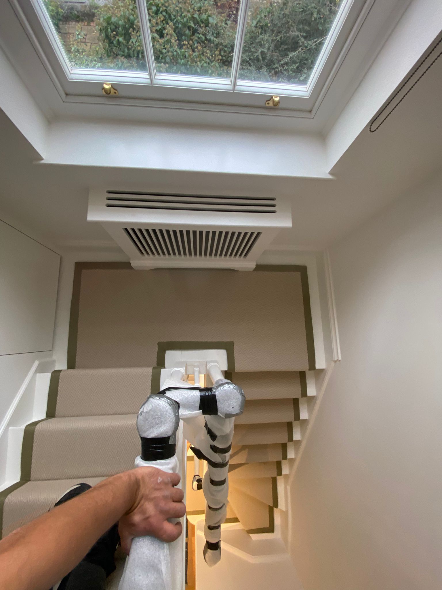 Crucial Trading Harmony Herringbone Light Caramel HH255 carpet installation in Kings Cross-4