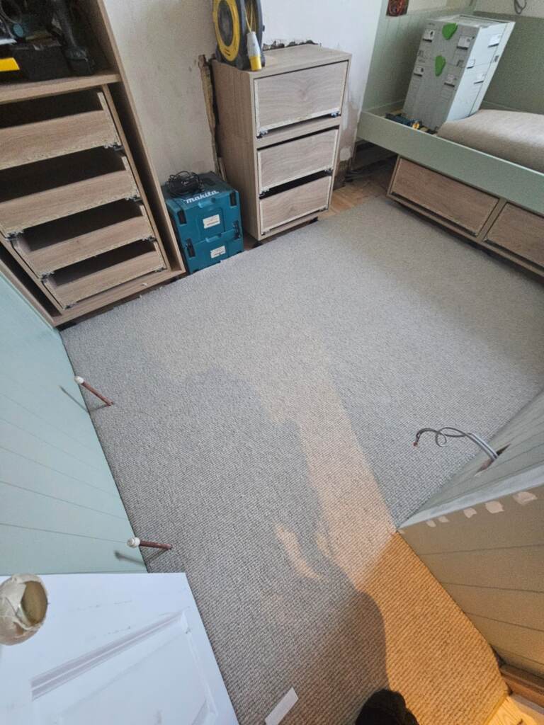 Crucial Trading Wool Rustica Marble RU101 carpet installation in Earls Court-2