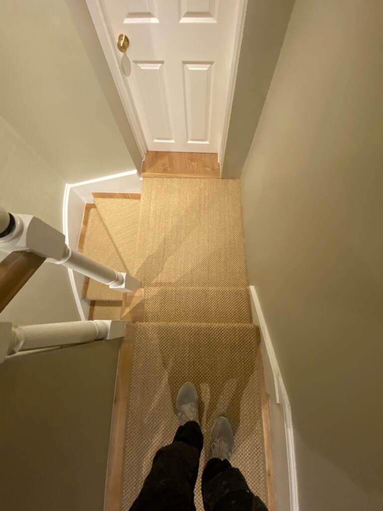 Fibre Carpets Sisal Bengal Mogul installation in Padington-4