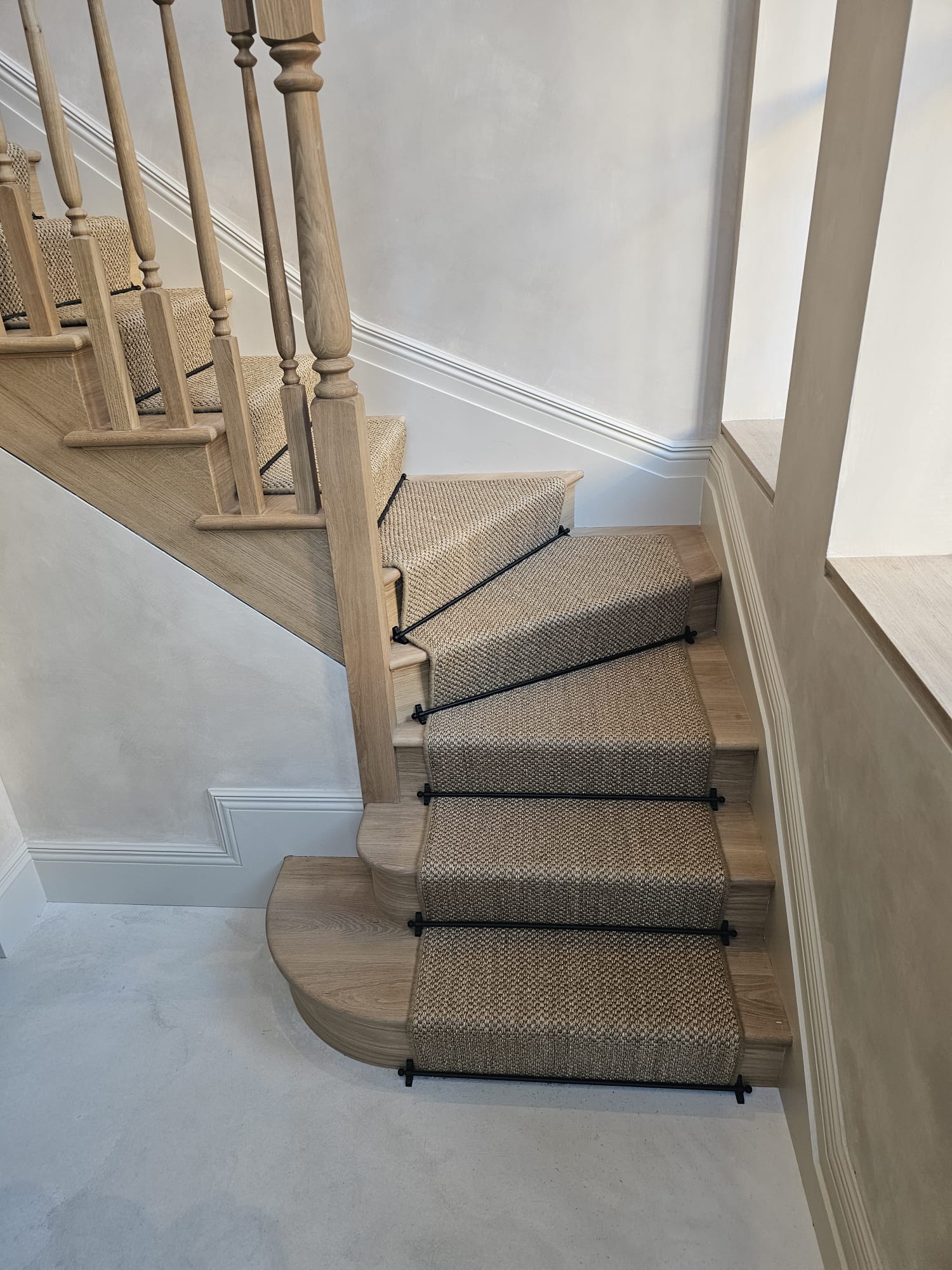 Kersaint Cobb Sisal Tigers Eye Copper carpet installation in Croydon-1