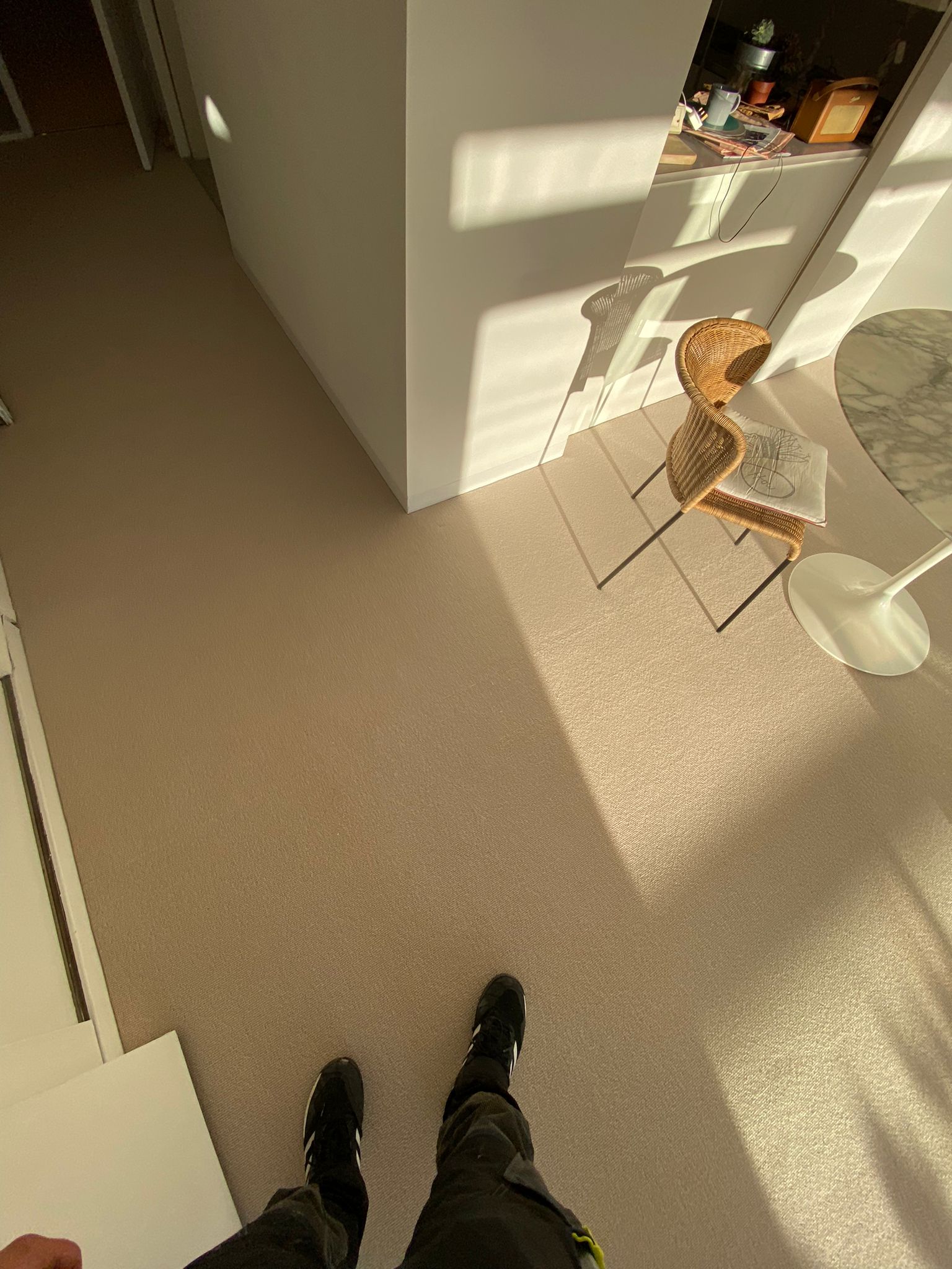 Westex Flooring Barrington Loop Sandcastle carpet installation in Southwark-3