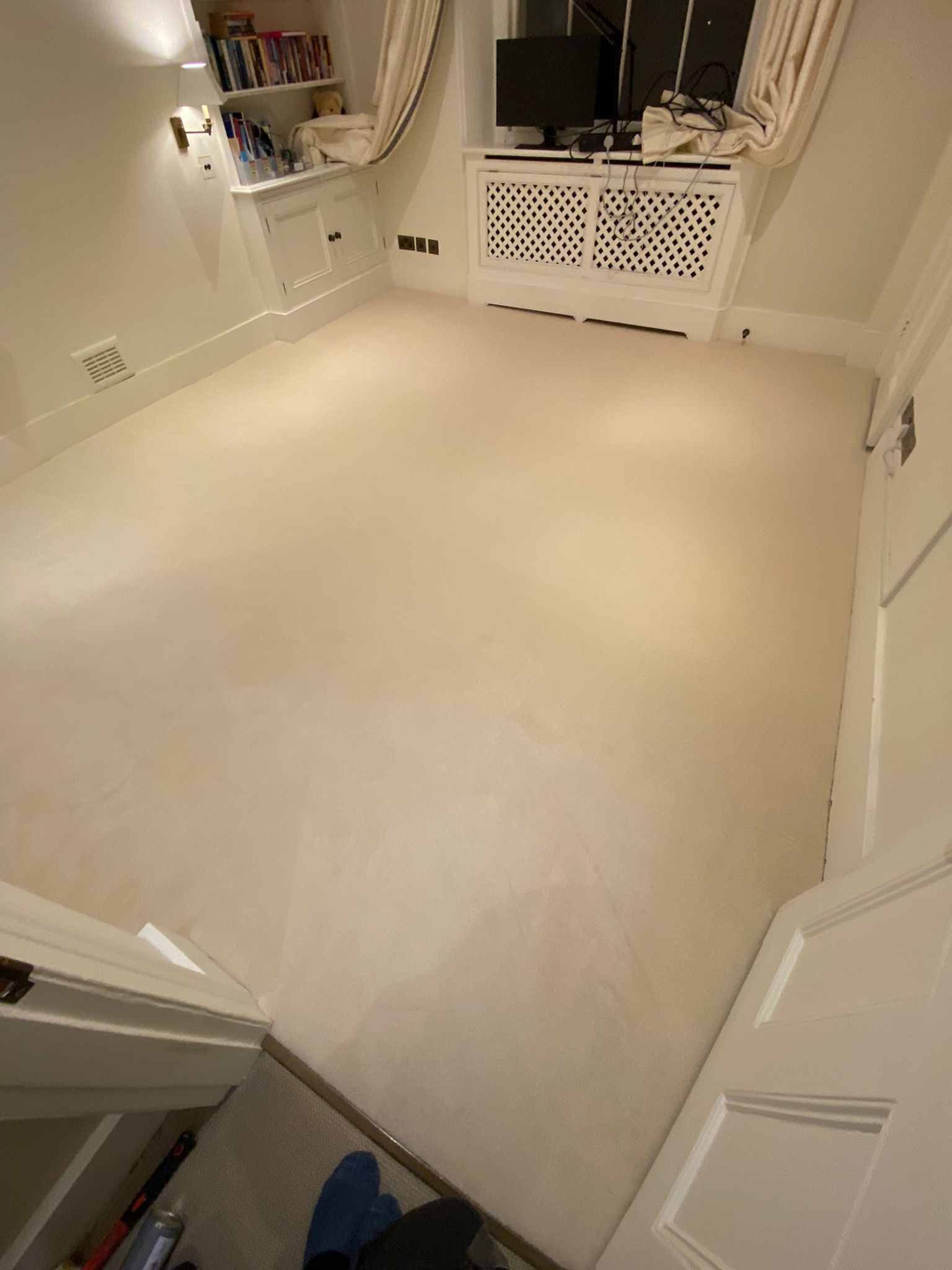 Westex Flooring Westend Velvet Ermine carpet installation in Battersea-2